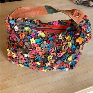 Flower hobo purse